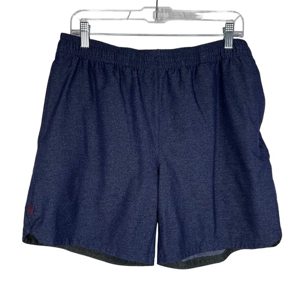 Rhone 7" Swift Running Short Lined Perforated in Blue Size Large - Picture 1 of 10